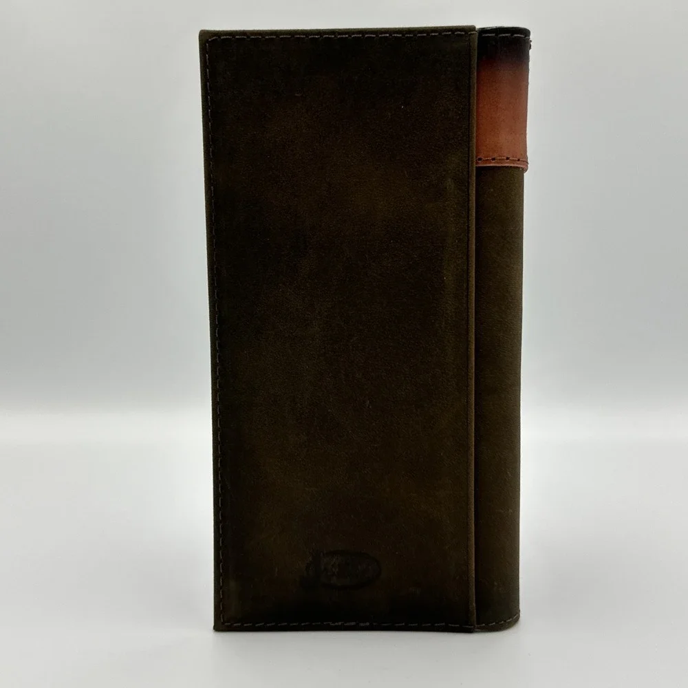 Justin Boots Rodeo Wallet - Russet Overlay - 7